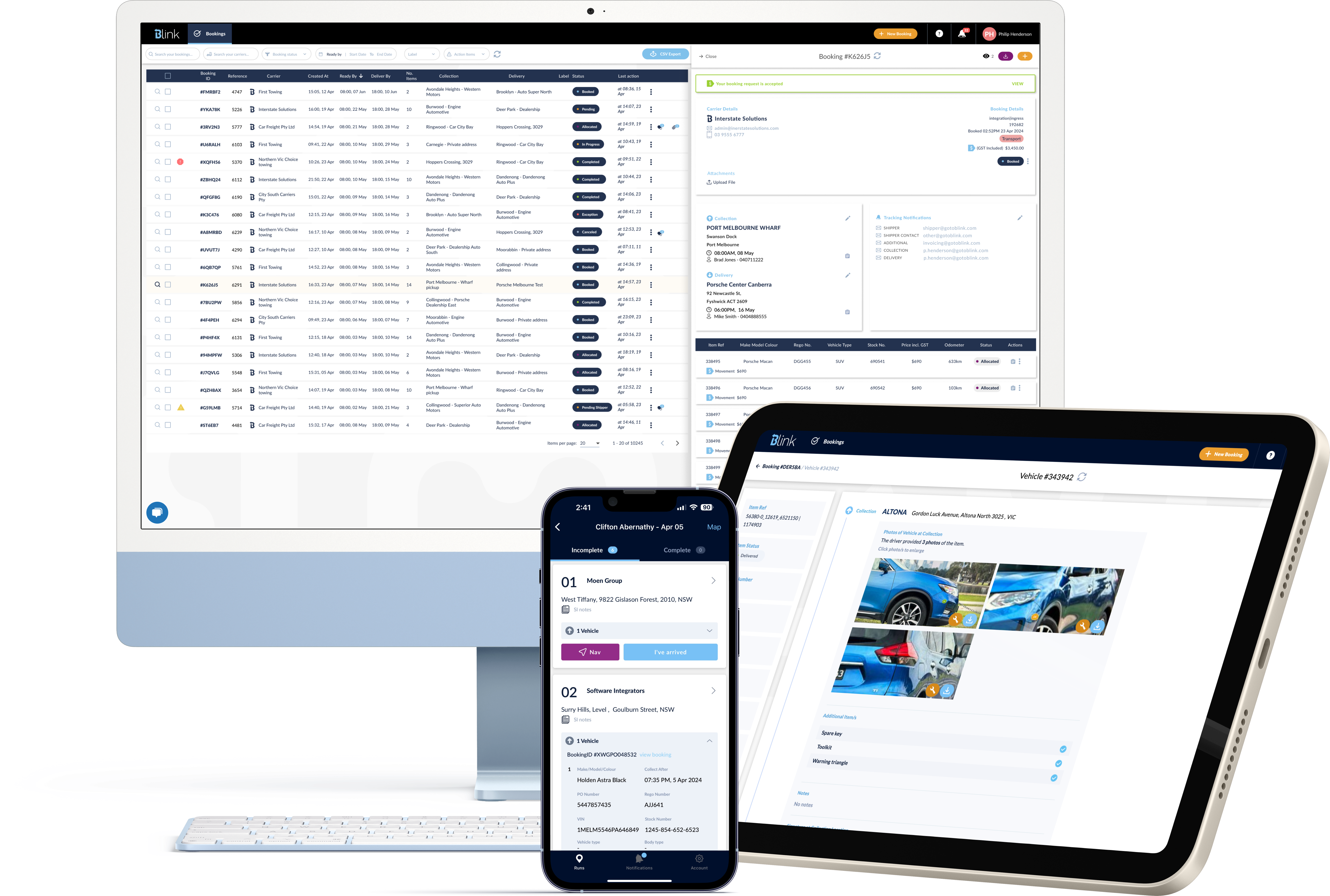 Blink platform on multiple devices - desktop, tablet, and mobile